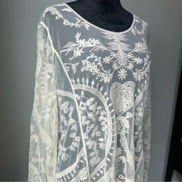 NWT Cato Delicate Lace Blouse - Large - Picture 10 of 14